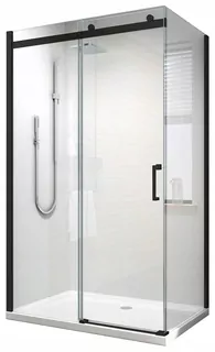 Durasan ARIA sprchový kút 120x80 NP BLACK posuvné dvere 120 x 80 cm